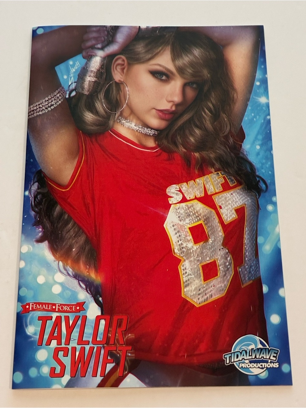 Female Force Taylor Swift #1 NM+ 9.6 TidalWave Exclusive #58/1000 COA